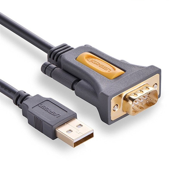 Cáp tín hiệu chuyển đổi USB 2.0 sang COM RS232 cao cấp 2M Ugreen 104TH20222CR Hàng chính hãng