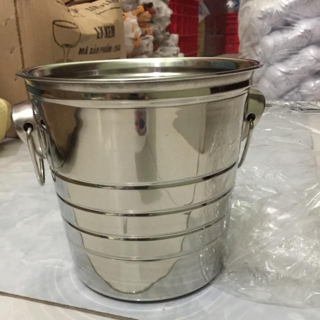 Xô đựng đá inox 3 lít (18x18cm, 20x20cm)