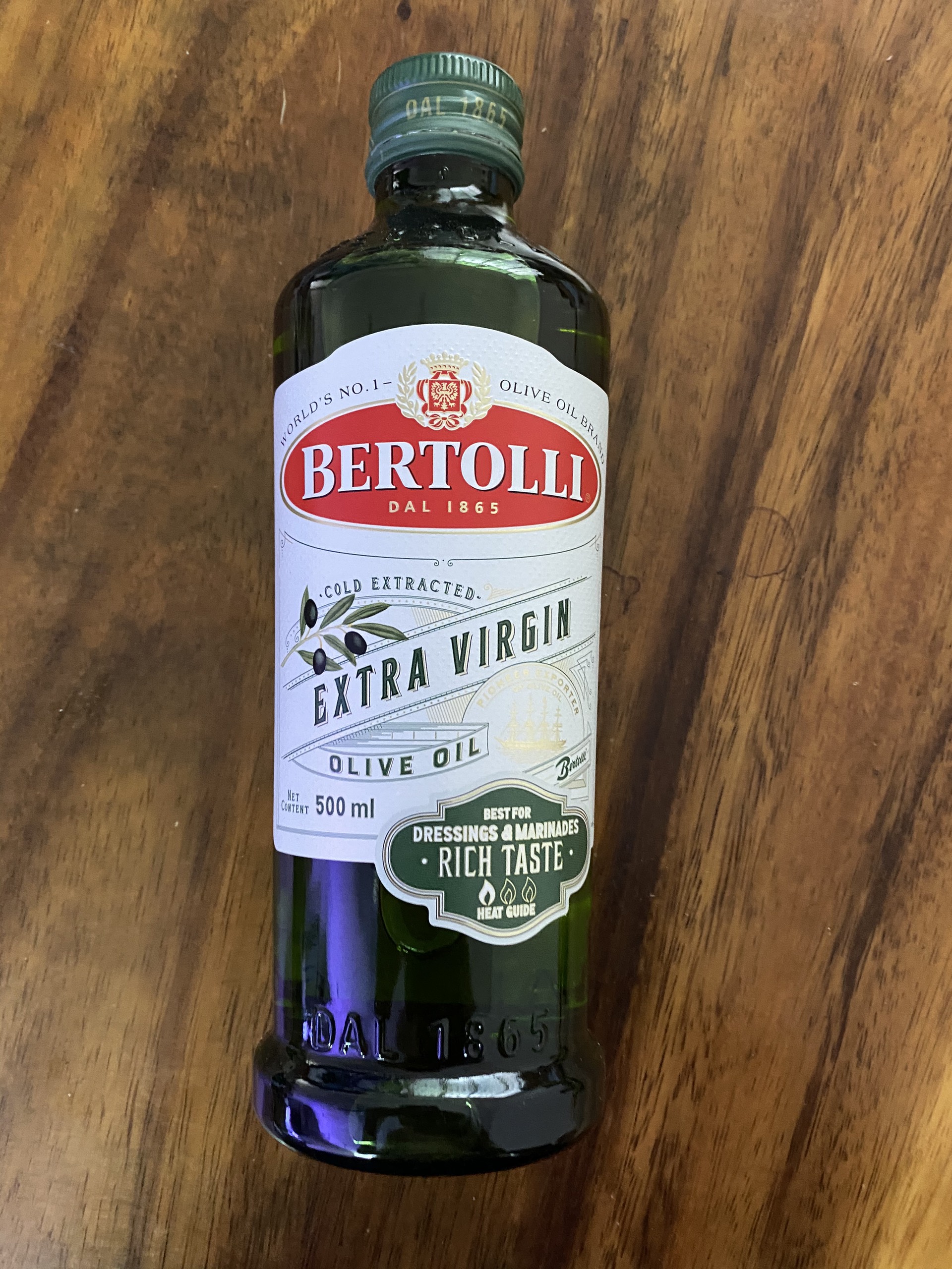 Bertolli - Dầu Oliu Extra Vigrin 500ml