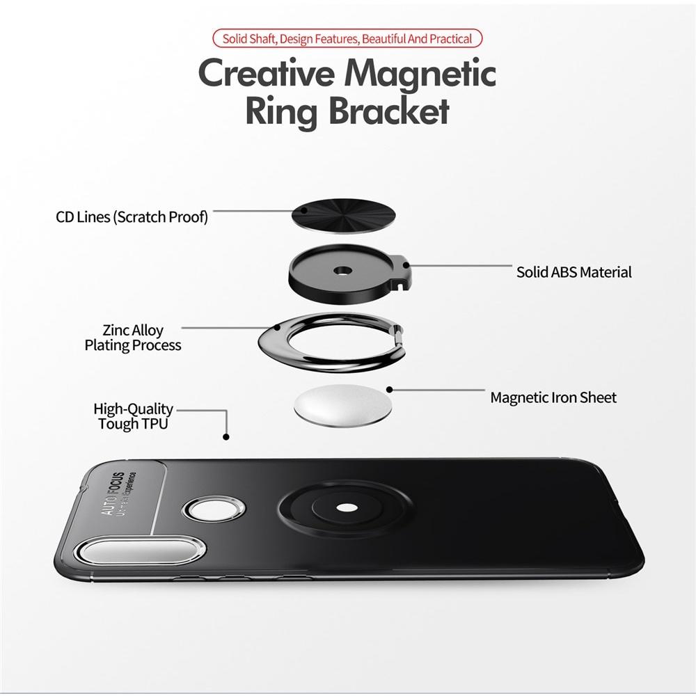 Magnet Holder Shockproof Case with Metal Ring Casing Xiaomi Mi Note 10 Redmi Note 10 Pro 10S 4G 5G 9T 9a 9c Poco M3 F3 X3 Pro NFC