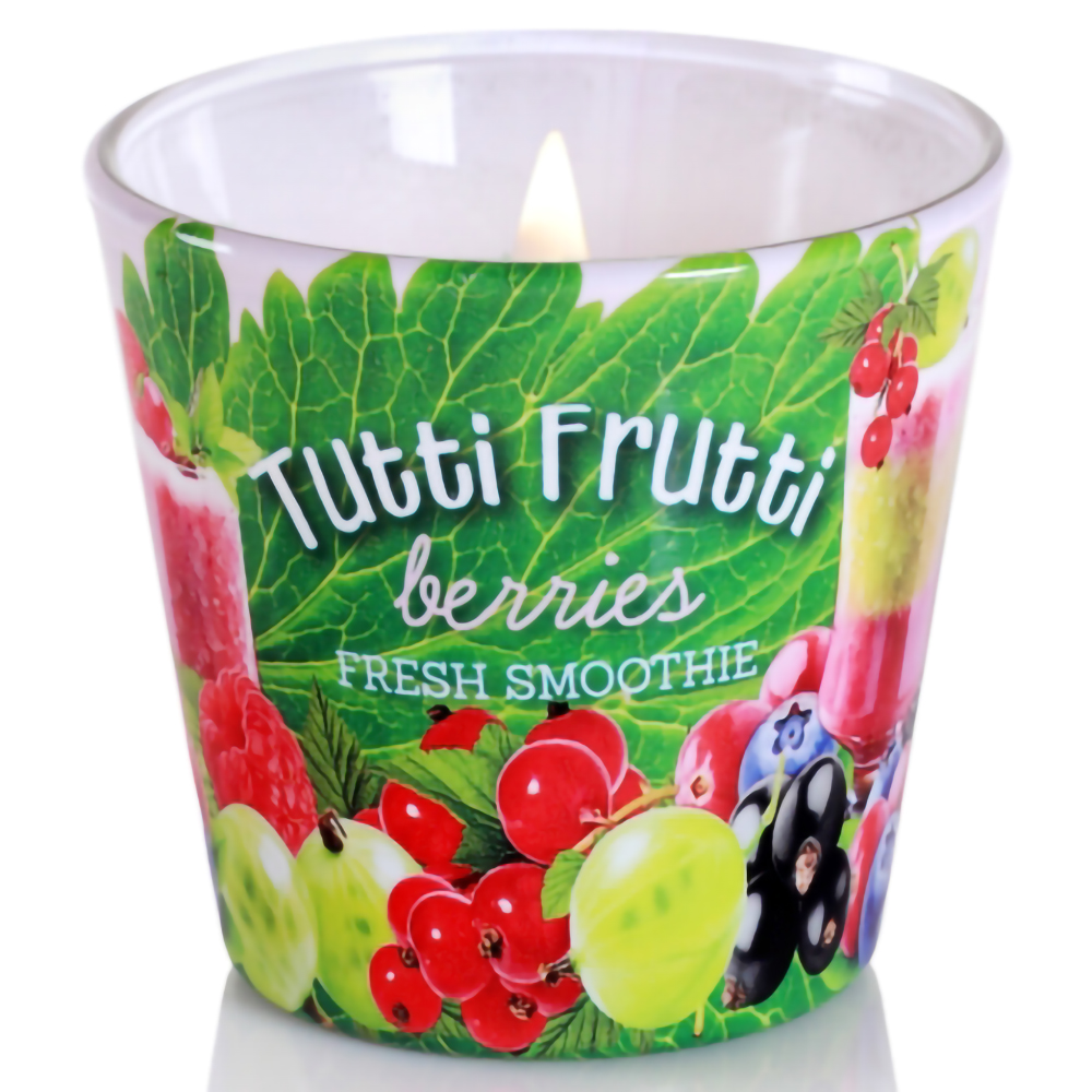 Ly nến thơm tinh dầu Bartek Tutti Frutti 115g QT1667 - trái cây rừng (giao mẫu ngẫu  nhiên)