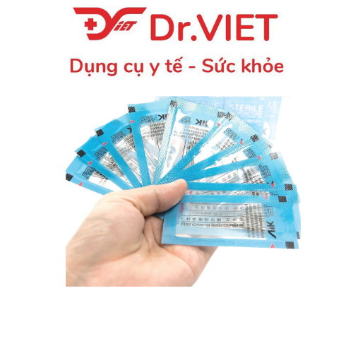 Kim châm cứu tiệt trùng AIK đủ size 1-2-3-4-5-6-7