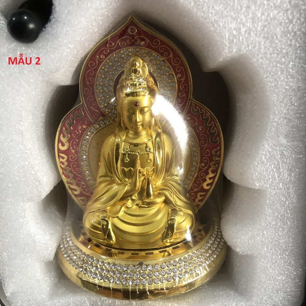 TƯỢNG PHẬT BÀ QUAN ÂM HAI MẶT ĐỂ XE HƠI