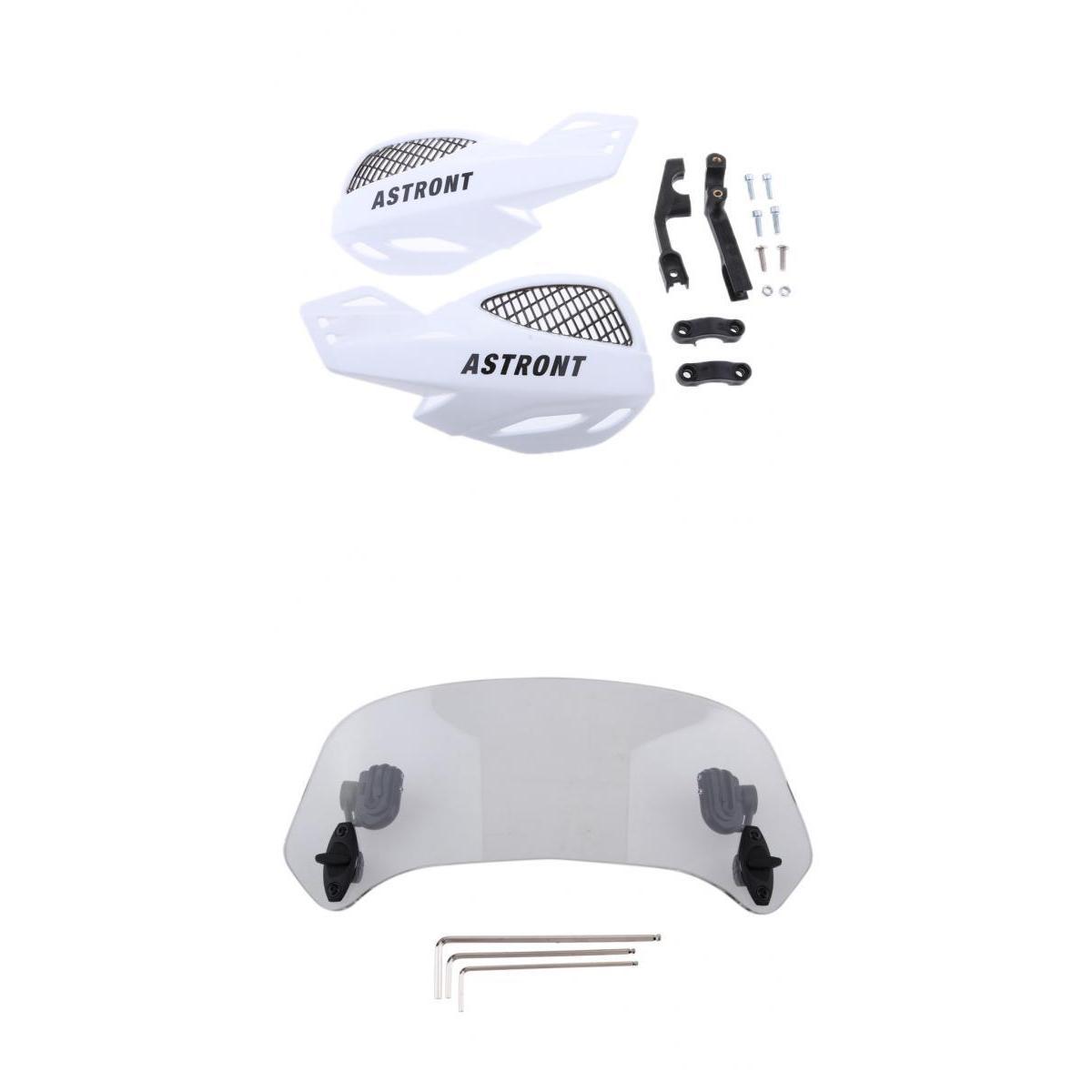 Motorcycle  + Windshield Extension Spoiler  Deflector