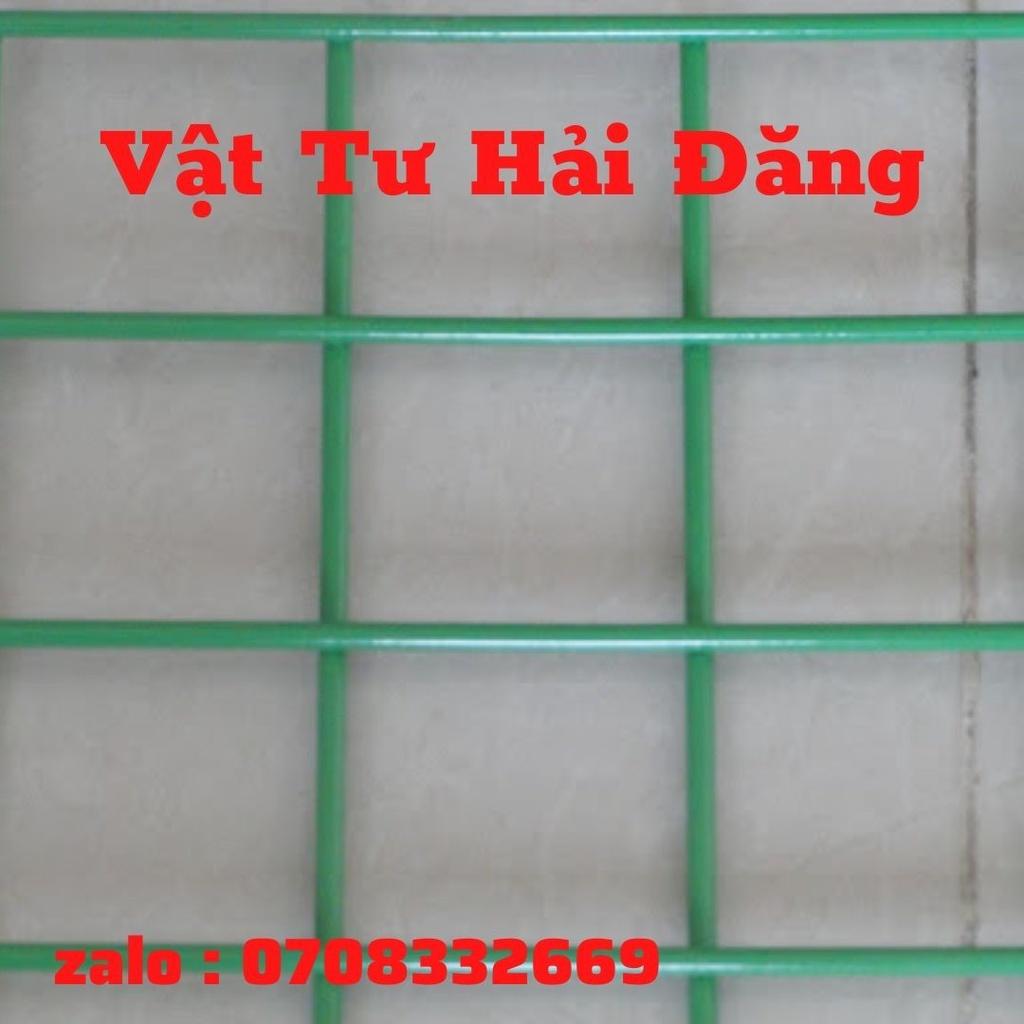 lưới sắt bọc nhựa ( khổ cao 1m và 1,2m - ô vuông 1cm-2cm),lưới sắt bọc nhựa màu xanh,lưới quây vườn