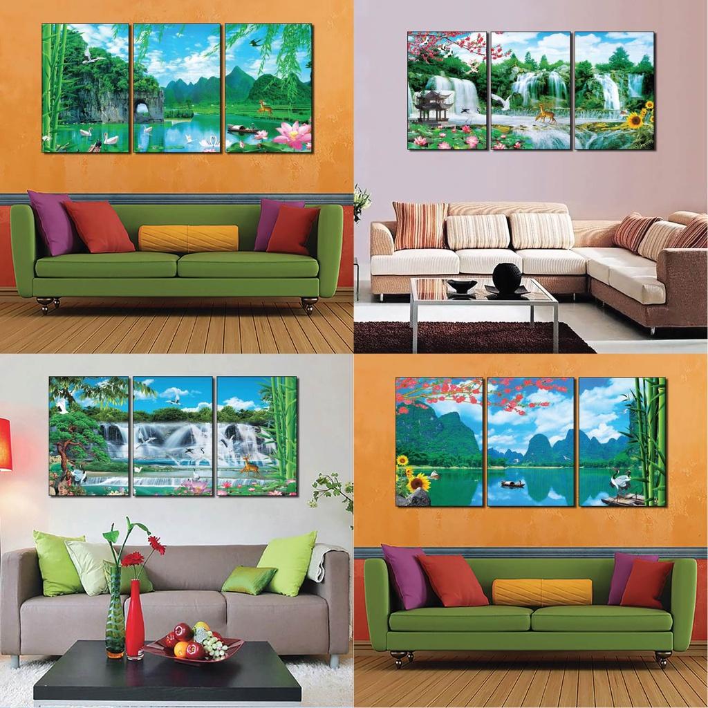 Tranh phong cảnh - tranh 3D phong thủy treo tường đẹp