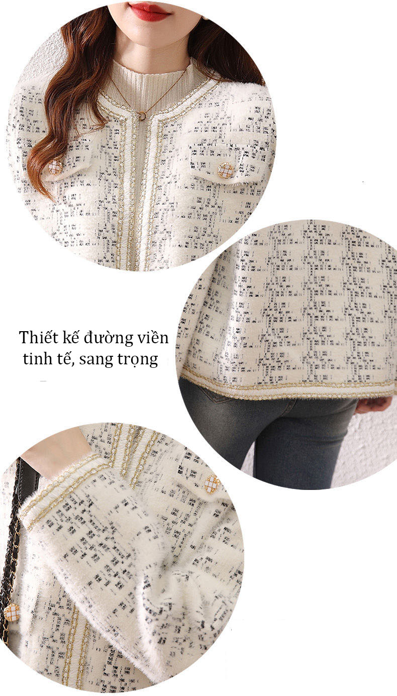 Áo len dệt kim mùa thu và mùa đông phong cách Hàn Quốc mã L13758 -
