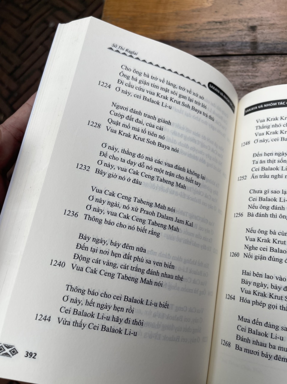 SỬ THI RAGLAI – CHÀNG KEI KAMAO & CEI BALAOK LI-U – Sakaya chủ biên – NXB ĐHQG Hồ Chí Minh