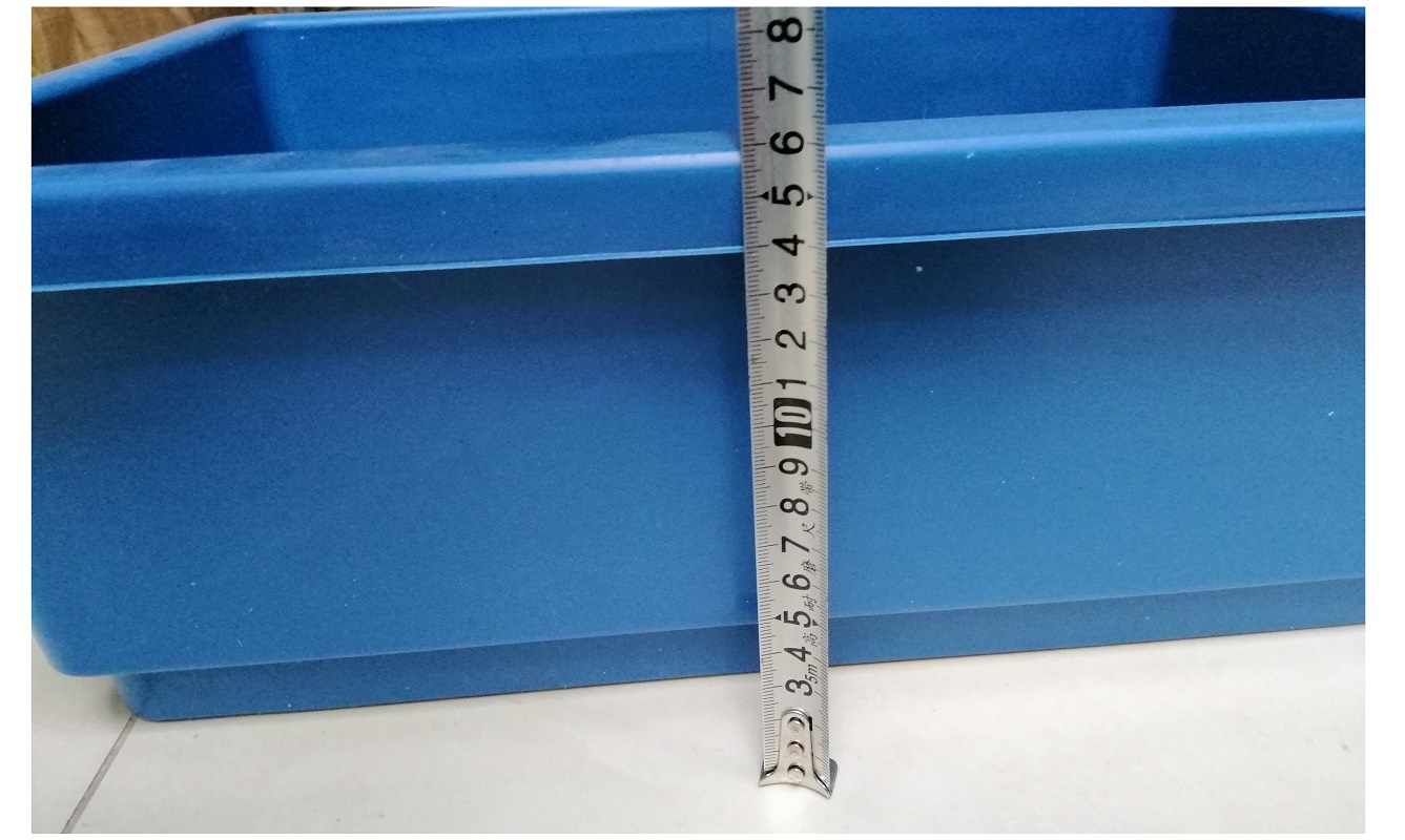 5 KHAY NHỰA TRỒNG RAU KÍCH THƯỚC 47X33X16CM - MÀU XANH