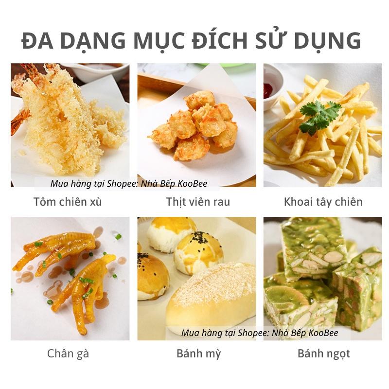 Set 100 tờ giấy thấm dầu thực phẩm - Giấy thấm hút dầu mỡ thức ăn chiên rán khổ 18 x 24cm