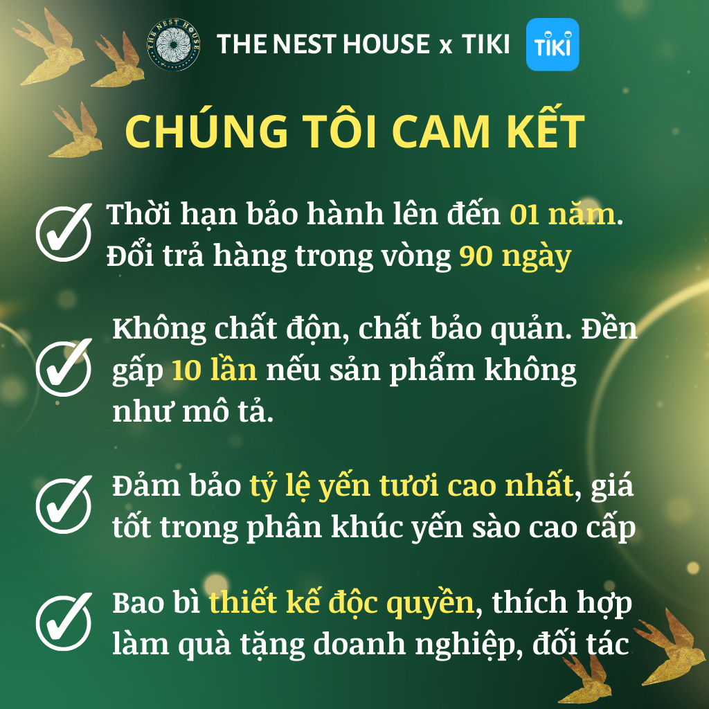 Tổ Yến Sào Chưng Sẵn Nguyên Chất 50% yến hũ 70ml The Nest House