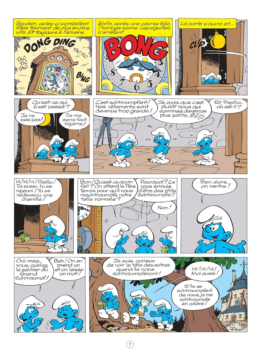 Sách tiếng Pháp - Les Schtroumpfs - Tome 13 - Les P'Tits Schtroumpfs