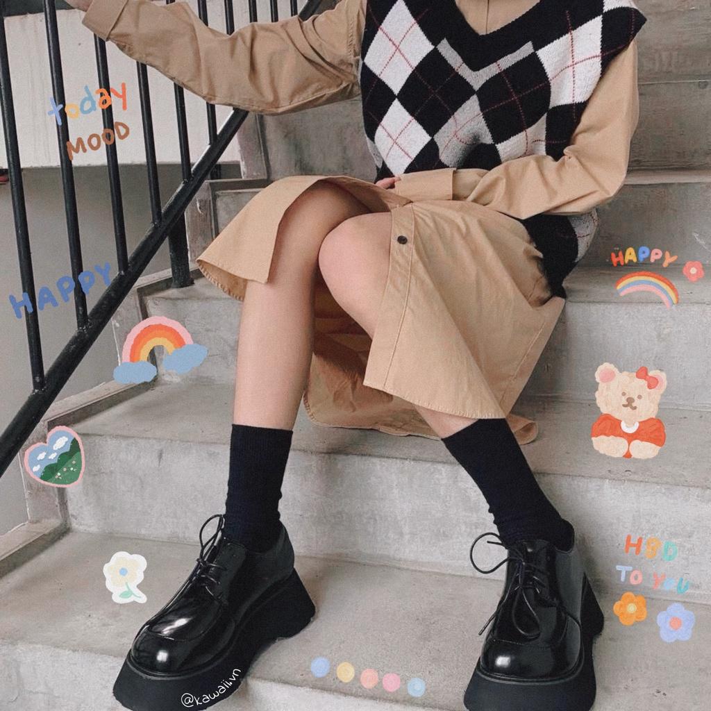 OLIVIA OXFORD - GIÀY BỰ NHƯ CÁI BÈ phong cách Anh Quốc