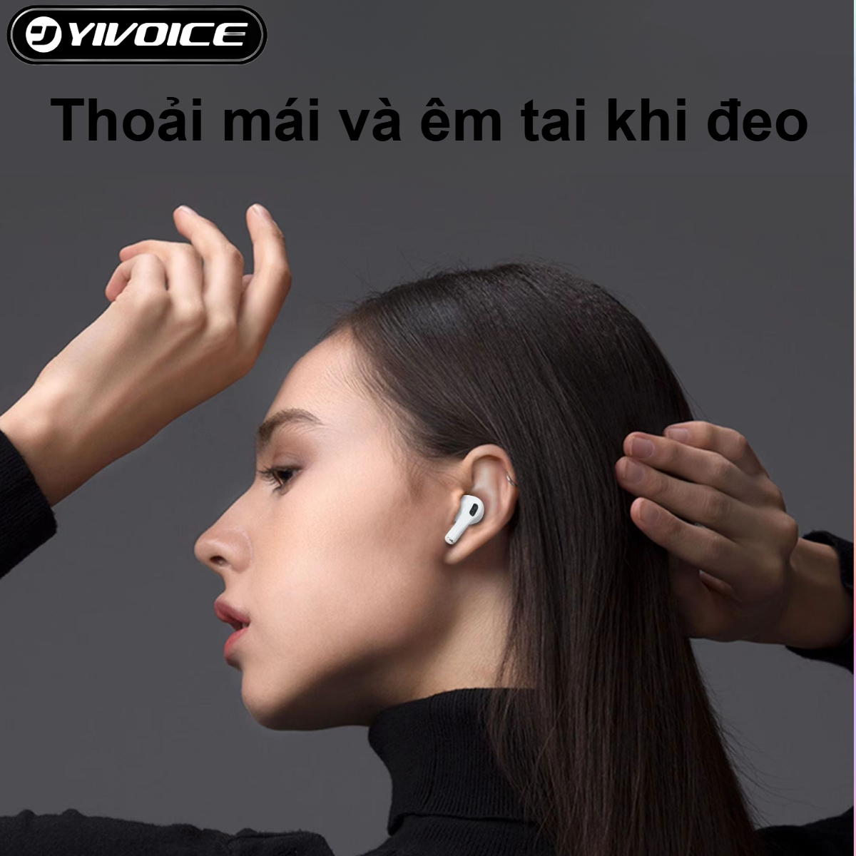 Tai nghe Bluetooth chống ồn Yivoice 08 Max (Hàng chính hãng)