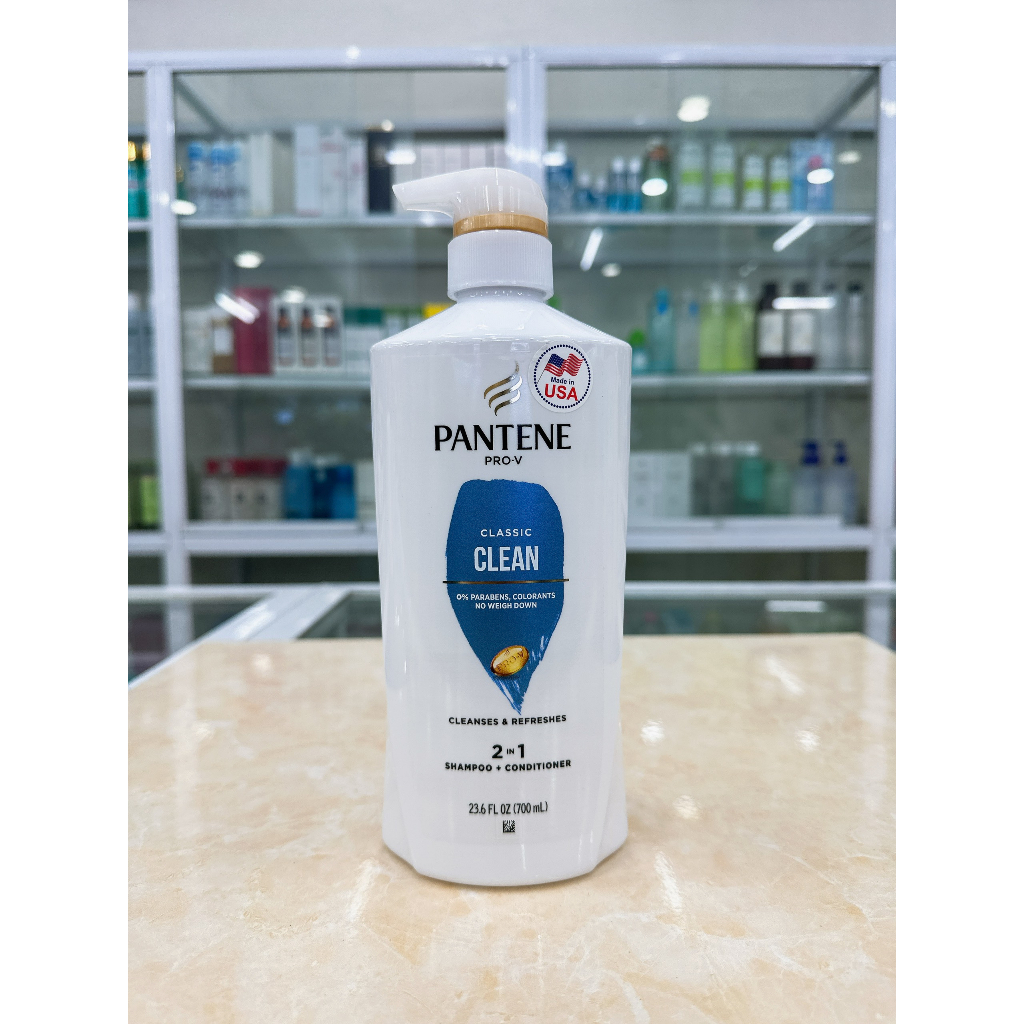 Dầu Gội Pantene Shampoo Classic Clean Sạch Sâu Chắc Khỏe 700ml