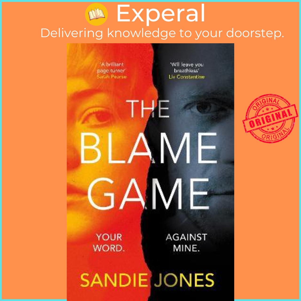 Sách - The Blame Game by Sandie Jones