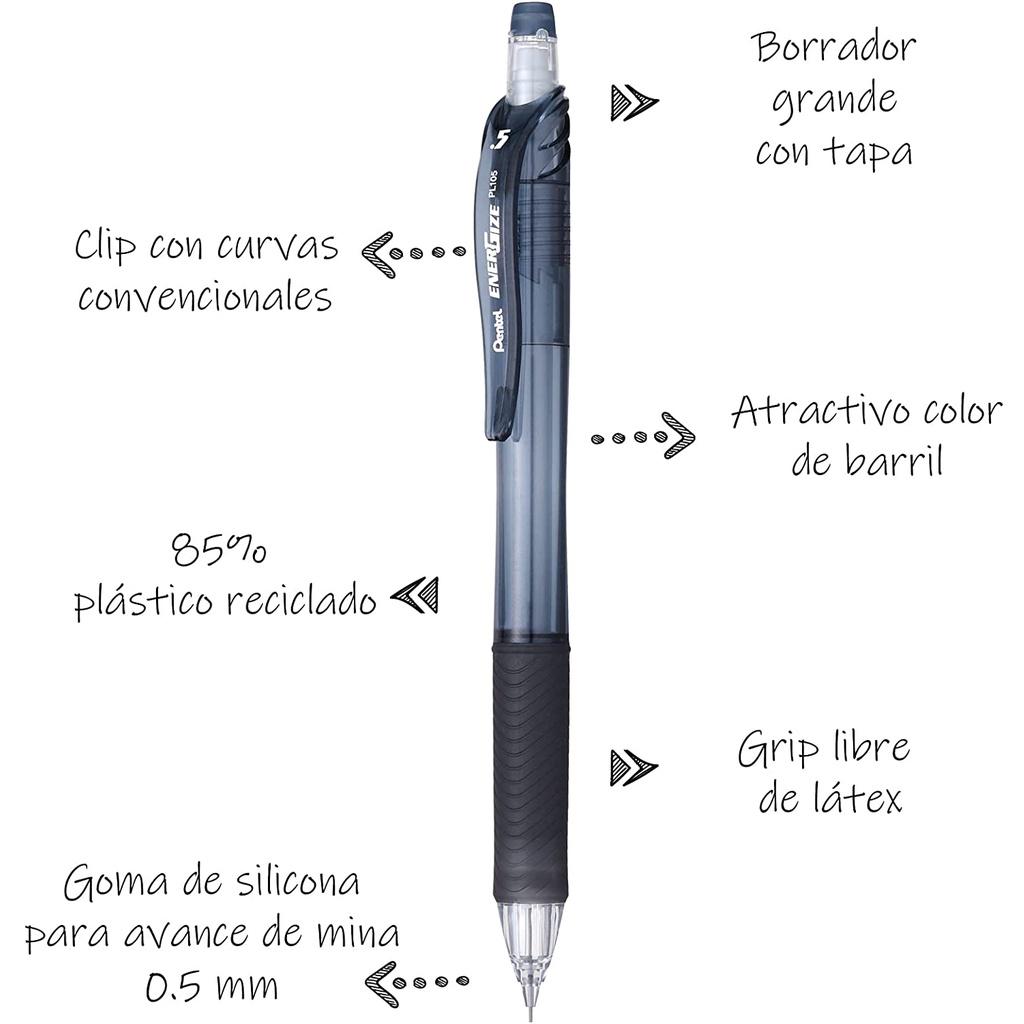 Bút Chì Kim Pentel Energize X Nét 0.5mm PL105