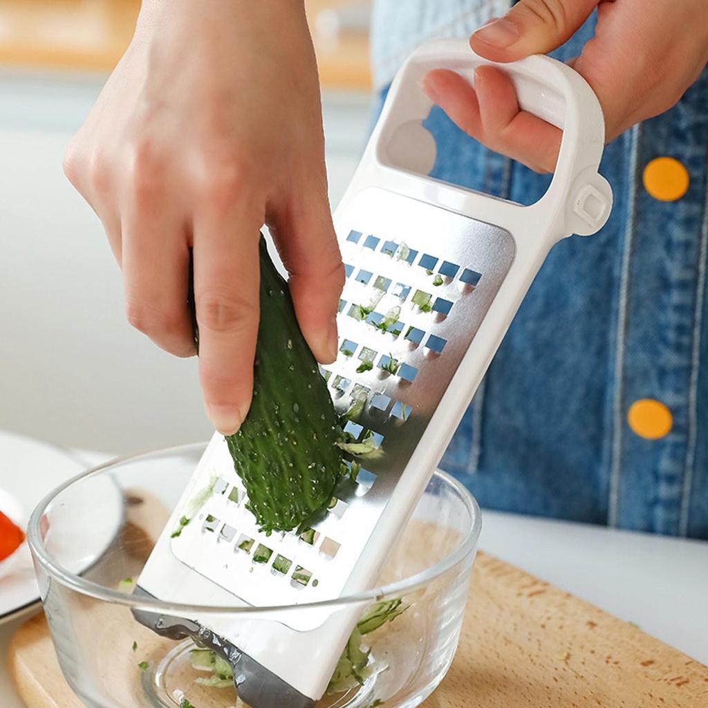 Double-Sided Slicer Box Grater With Handle For Cheese Vegetables Ginger Handheld Shredde Kitchen Utensils Potato Cucumber Grater