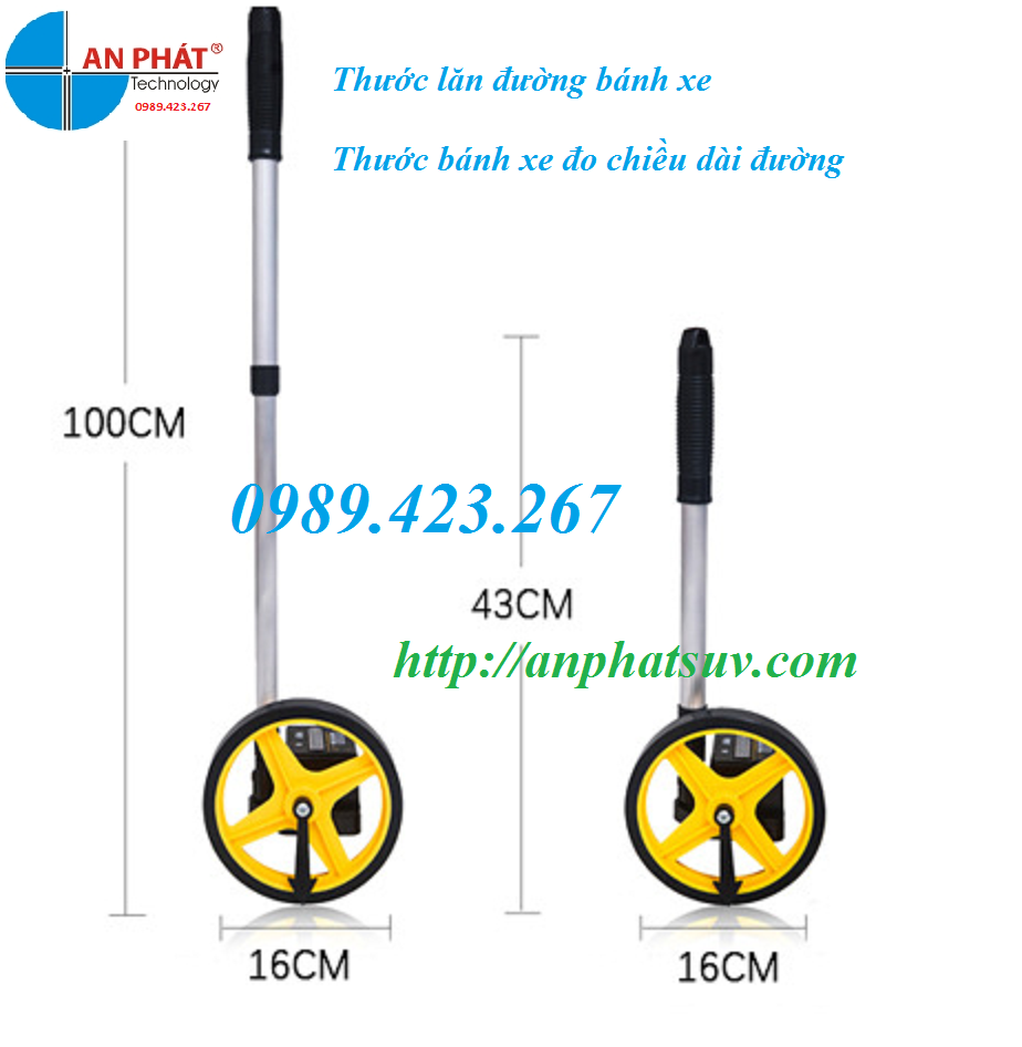 Thước lăn đường bánh xe nhỏ đường kính 16 Cm