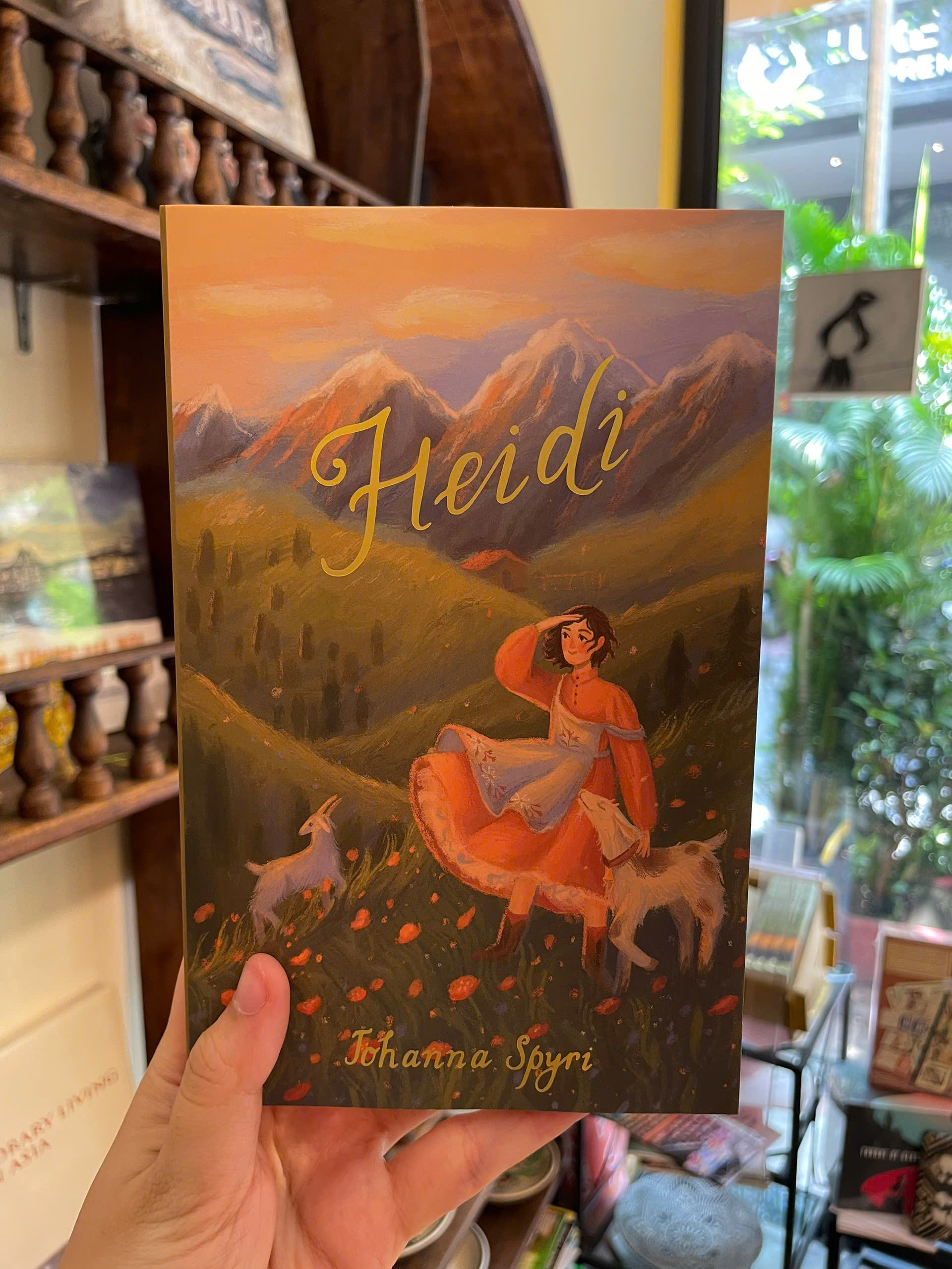 Sách - Heidi by Johanna Spyri - Classics/Fiction/Childrens book in English - sách Ngoại Văn