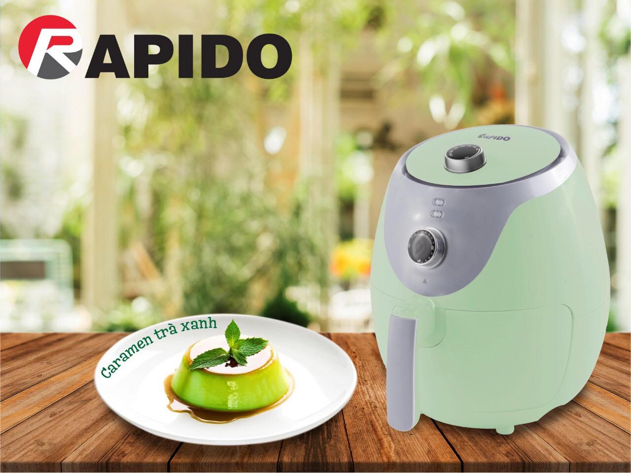  Nồi Chiên Không Dầu Rapido 4.0M3, 4L, 1200w