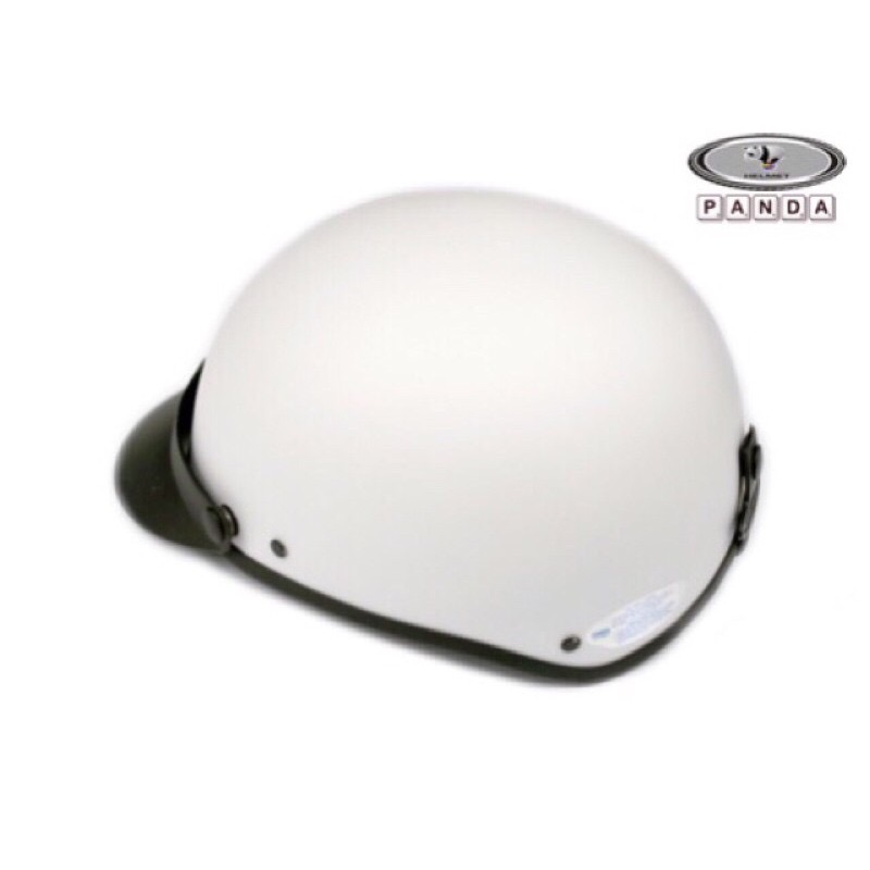 Mũ đen trơn sơn mờ hàng công ty - Trắng nhám - M 54-58cm