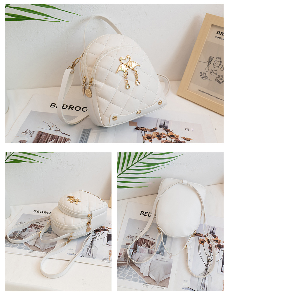 Balo Mini Nhỏ Xinh Song Hạc Bl32 Da Trơn Mới