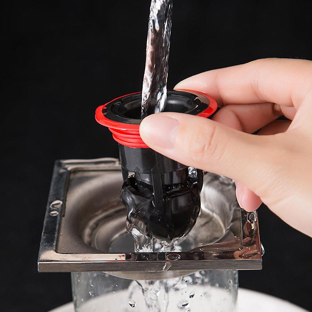 4PCS chống cháy sàn cao su chống cháy cống thoát nước cho phòng tắm không có bộ lọc