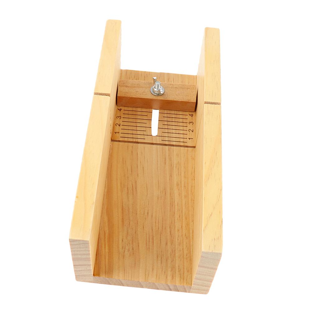 Precision Wooden Soap Loaf Mold Mould Cutter Box Trimming Making DIY Case