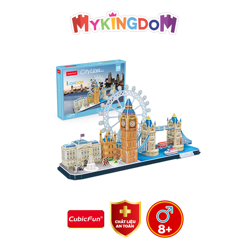 Đồ Chơi CUBIC FUN Trẻ Em Xếp Hình 3D: Thành Phố London MC253H