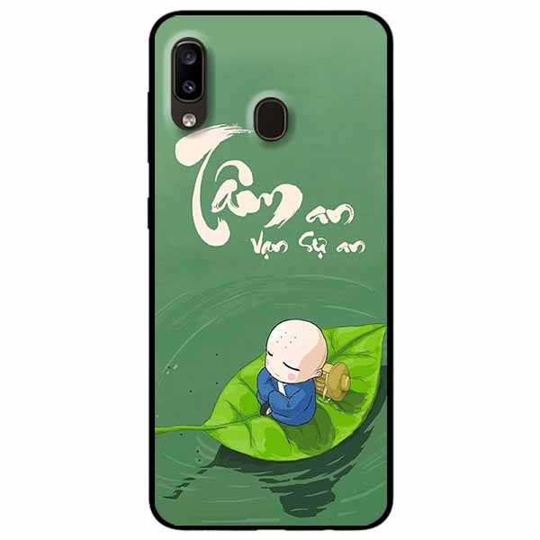 Ốp lưng dành cho Samsung M20 mẫu Tâm Chiếc Lá