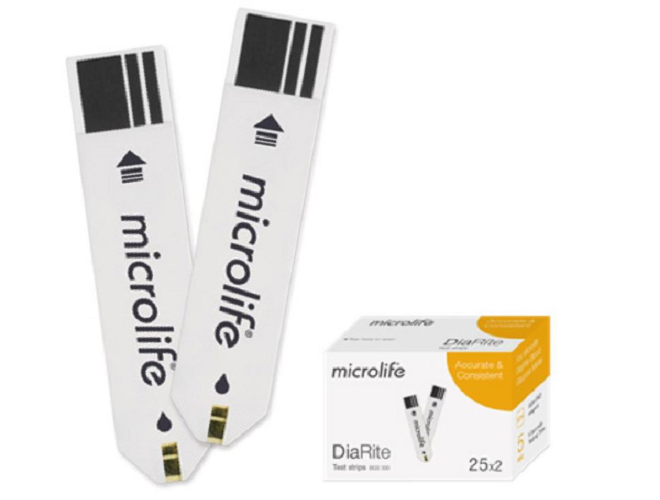 Máy đo đường huyết Microlife DiaRite BGM kèm 25 que và 10 kim