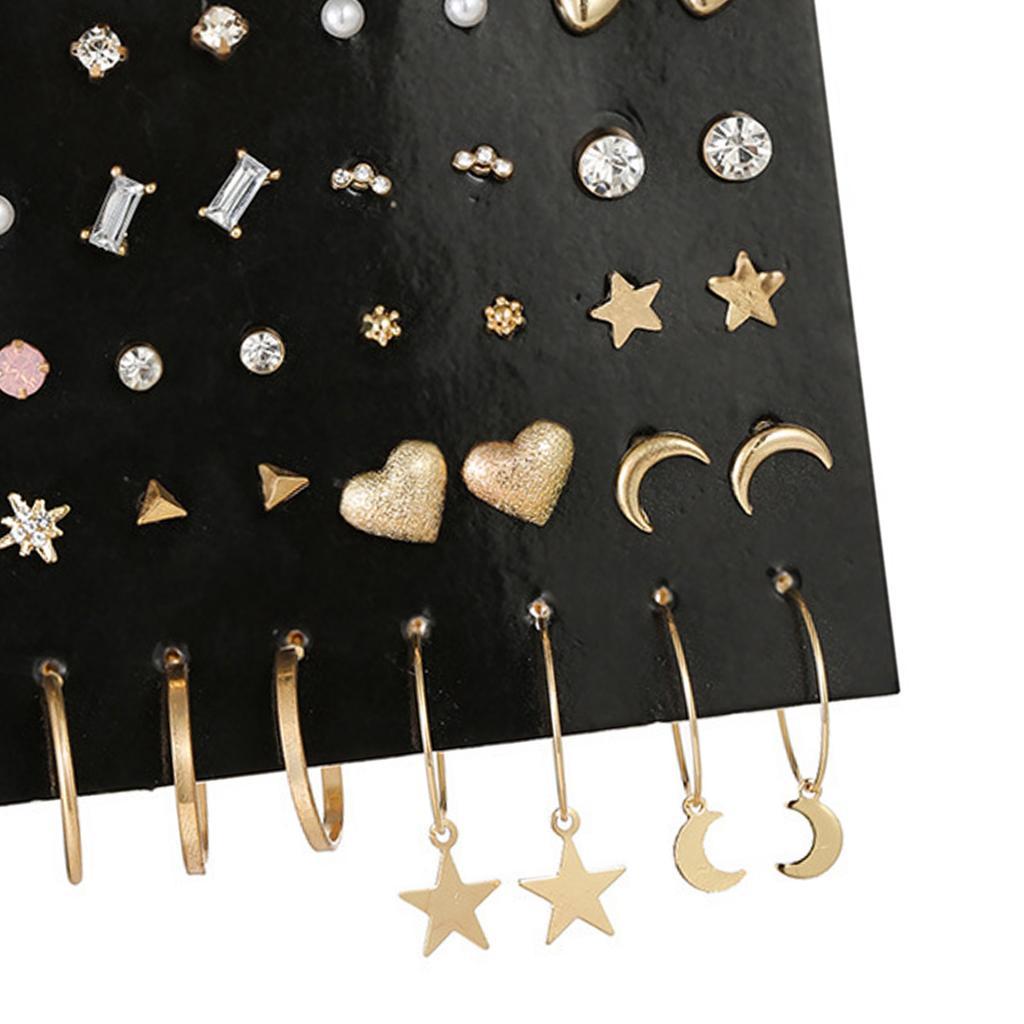 20pairs/30 Pairs Fashion Trend Ear Studs Dangle Jewelry Set  Style01