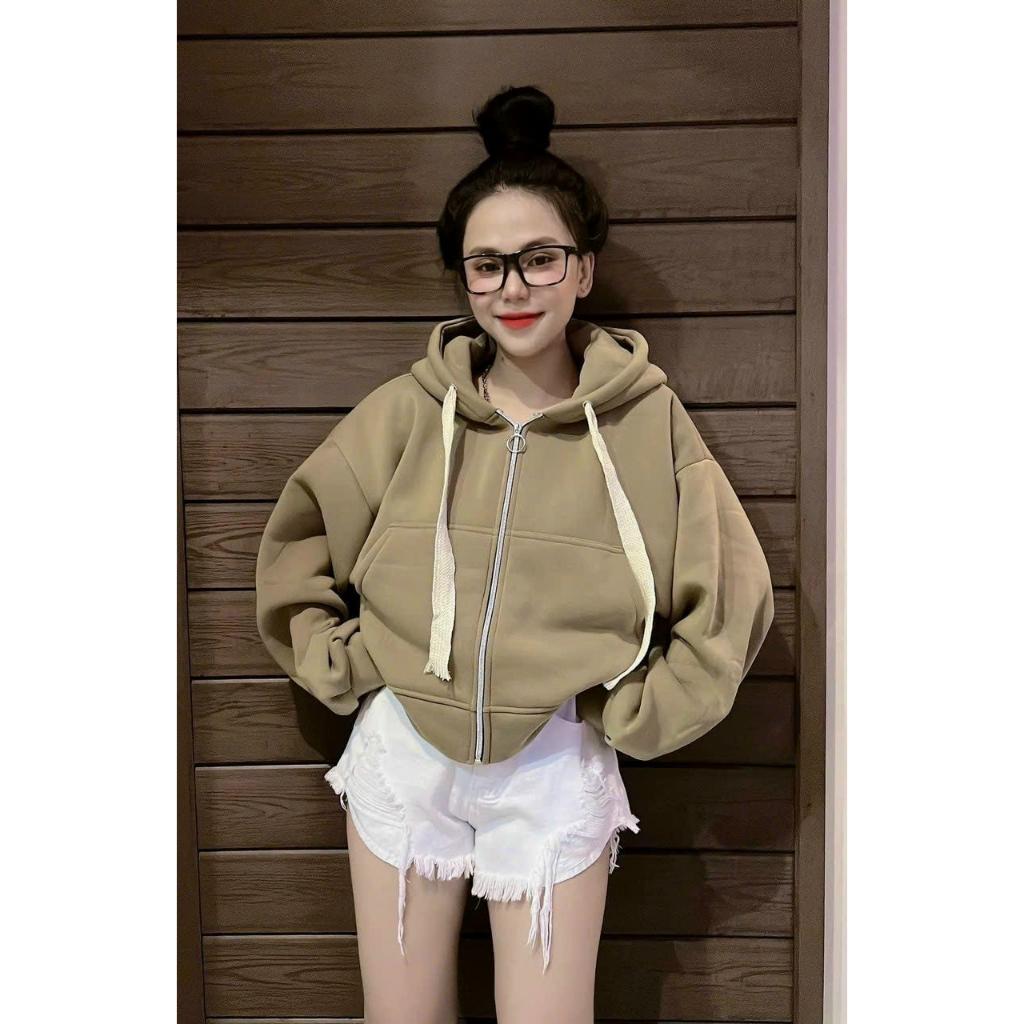 Hình ảnh Áo Hoodie Nỉ Ngoại Xuất Khẩu - Áo Khoác Nỉ dơi lửng Unisex (HD100D - Ảnh Thật)