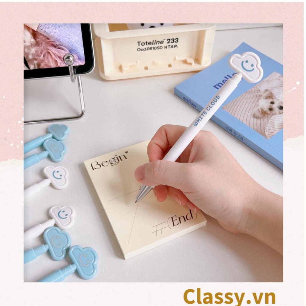 Bút Mực gel Classy Bút Bi Ngòi 0.5mm In Hình Đám Mây Hoạt Hình mẫu hot mùa hè G1687