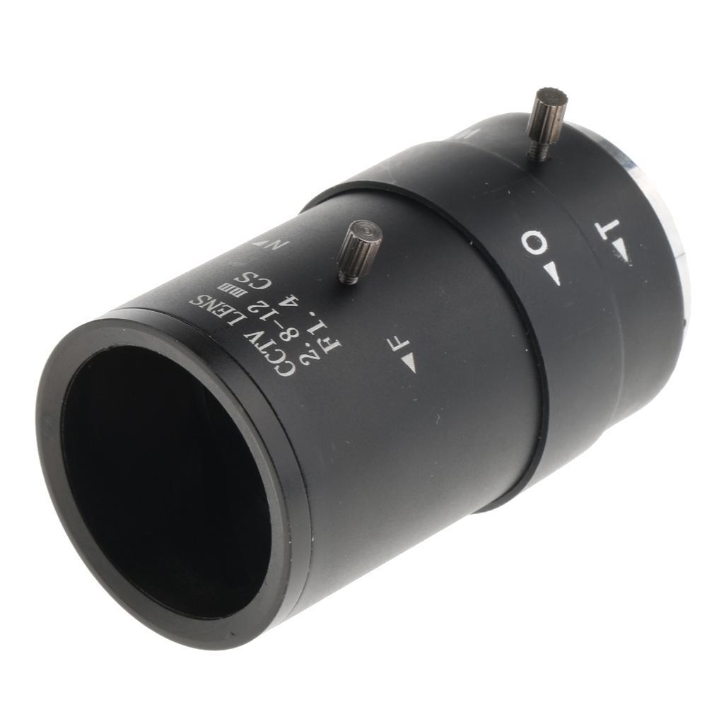 2.8mm-12mm 1/3" 4 Manual Iris  Lens CS Mount for Security  Camera
