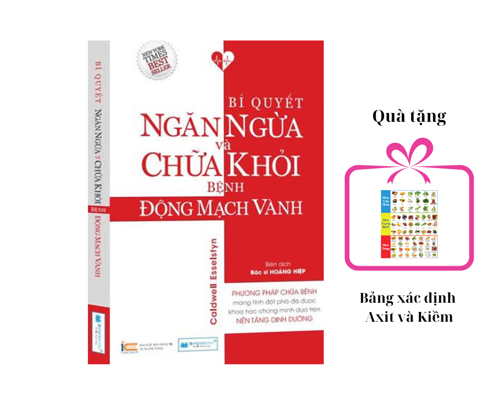 Động mạch vành - Bí quyết phòng và chữa bệnh Động mạch vành, tặng bảng Axit và Kiềm