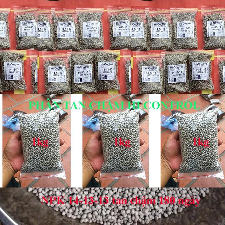 PHÂN TAN CHẬM LAN 14-13-13 1KG TẶNG 10 GIỎ ĐỰNG PHÂN