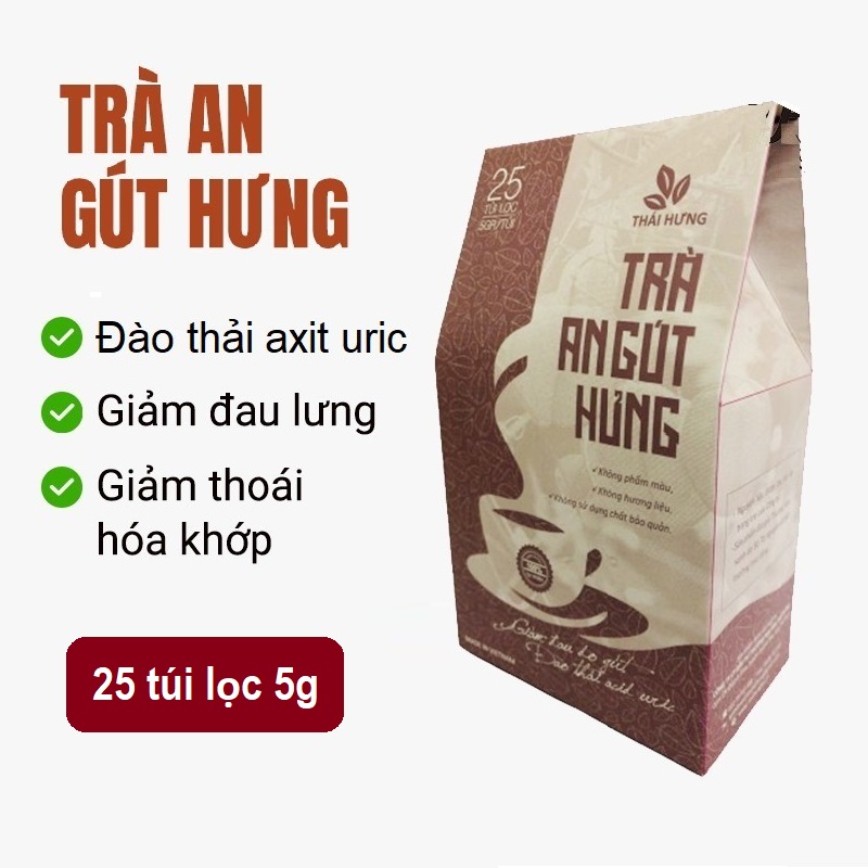 Trà An Gút Hưng Thái Hưng  - Đào thải axit Uric, giảm cơn đau do gút