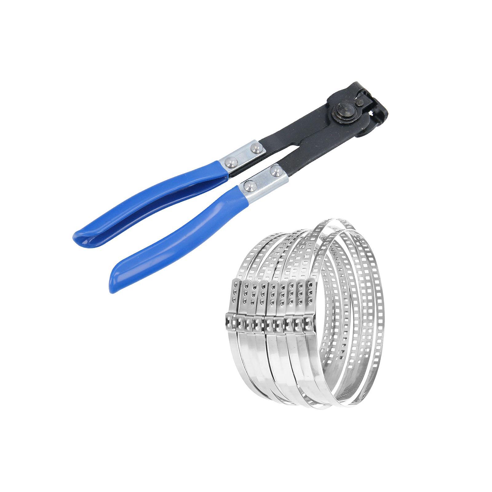 CV Boot Tool with 24 Bands Clamp Cinch Tool Car Easy to Use Portable Durable Water Pipe Crimping Pliers Universal Clamp Pliers Accessories