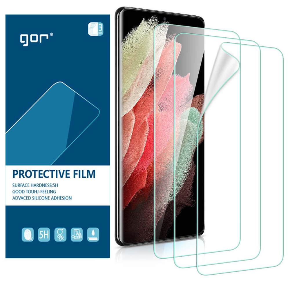 Miếng Dán Dẻo GOR dành cho Samsung Galaxy S21 Ultra - Hàng Nhập Khẩu