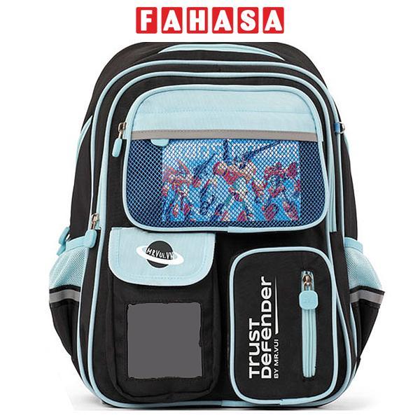 Ba Lô Học Sinh - Mr.Vui 1073 - Màu Đen + Xanh Biển