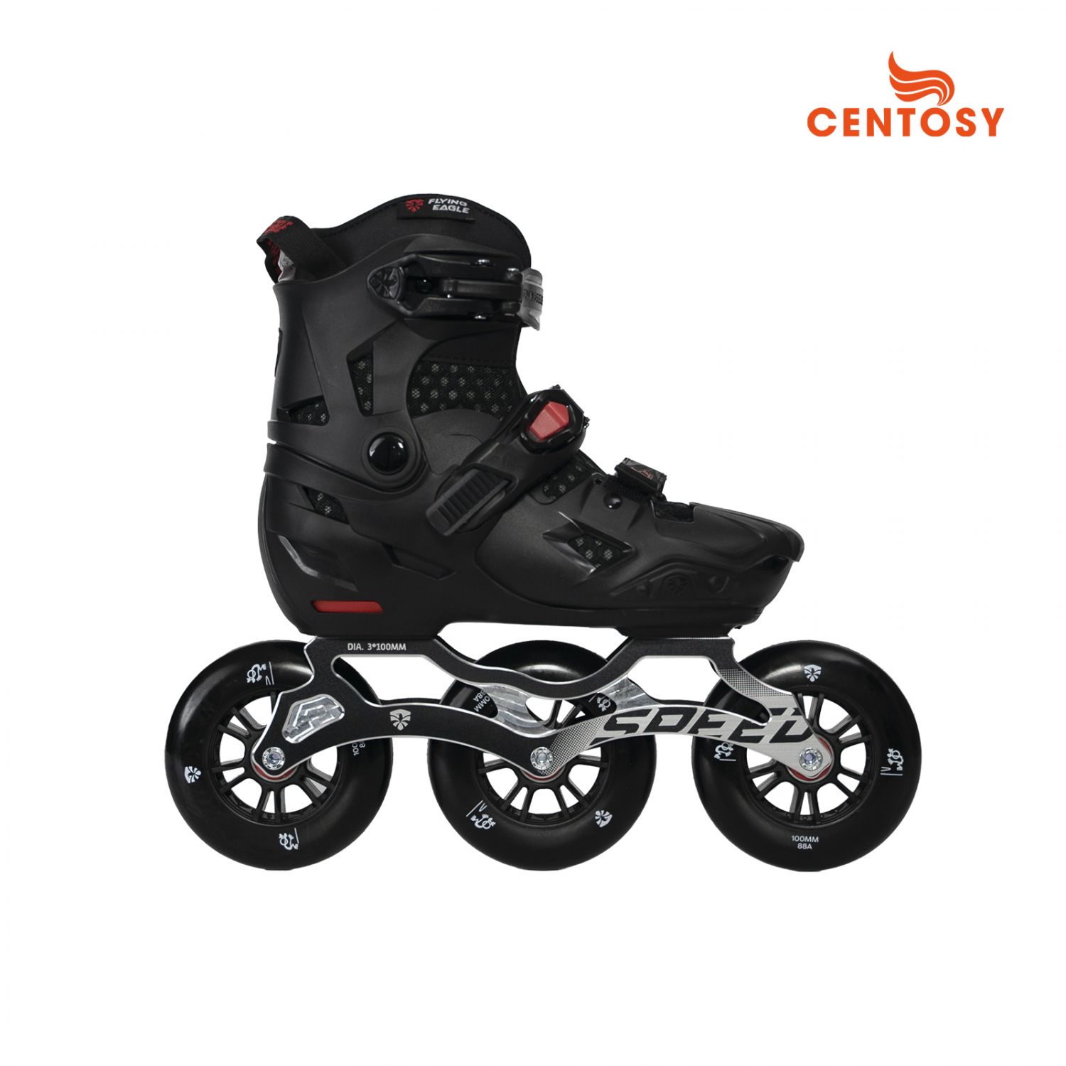 Giầy Patin Speed Cho Trẻ Em Centosy Flying Eagle S7 Speed, Giày Patin Thi Đấu 3 Bánh