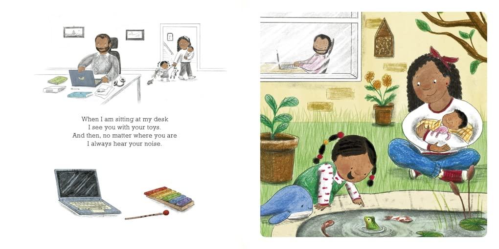 Sách ngoại văn: When Daddy Works From Home