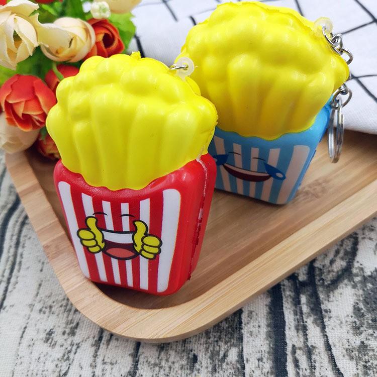 Móc khóa SQUISHY BÁNH KHOAI TÂY BIỂU CẢM Cảm Xúc Icon Siêu rẻ sáng tạo