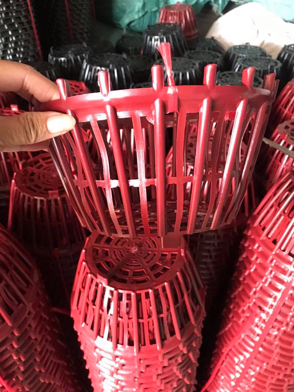 Set 10 chậu nhựa HD có nan phụ f28 đủ * hay gọi là F30