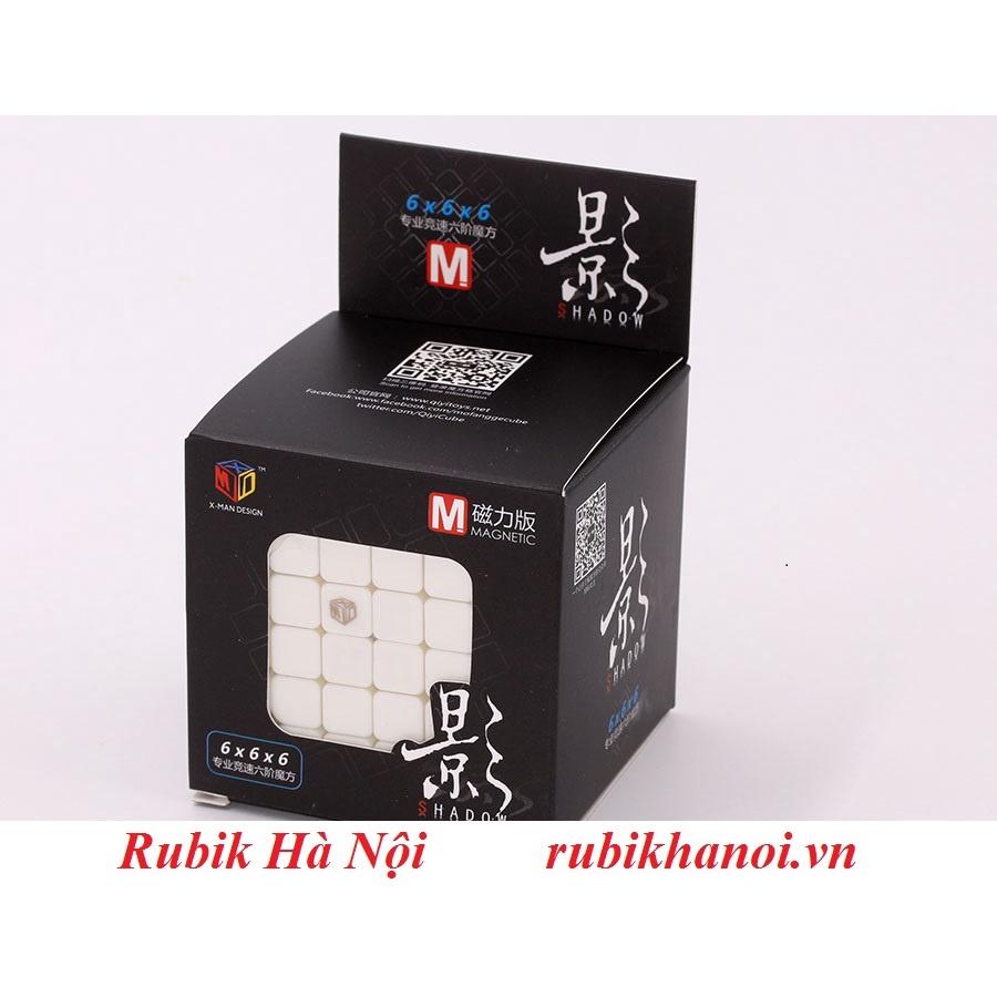 Rubik 6x6. Xman Shadown M Stickerless Có Nam Châm Cao Cấp