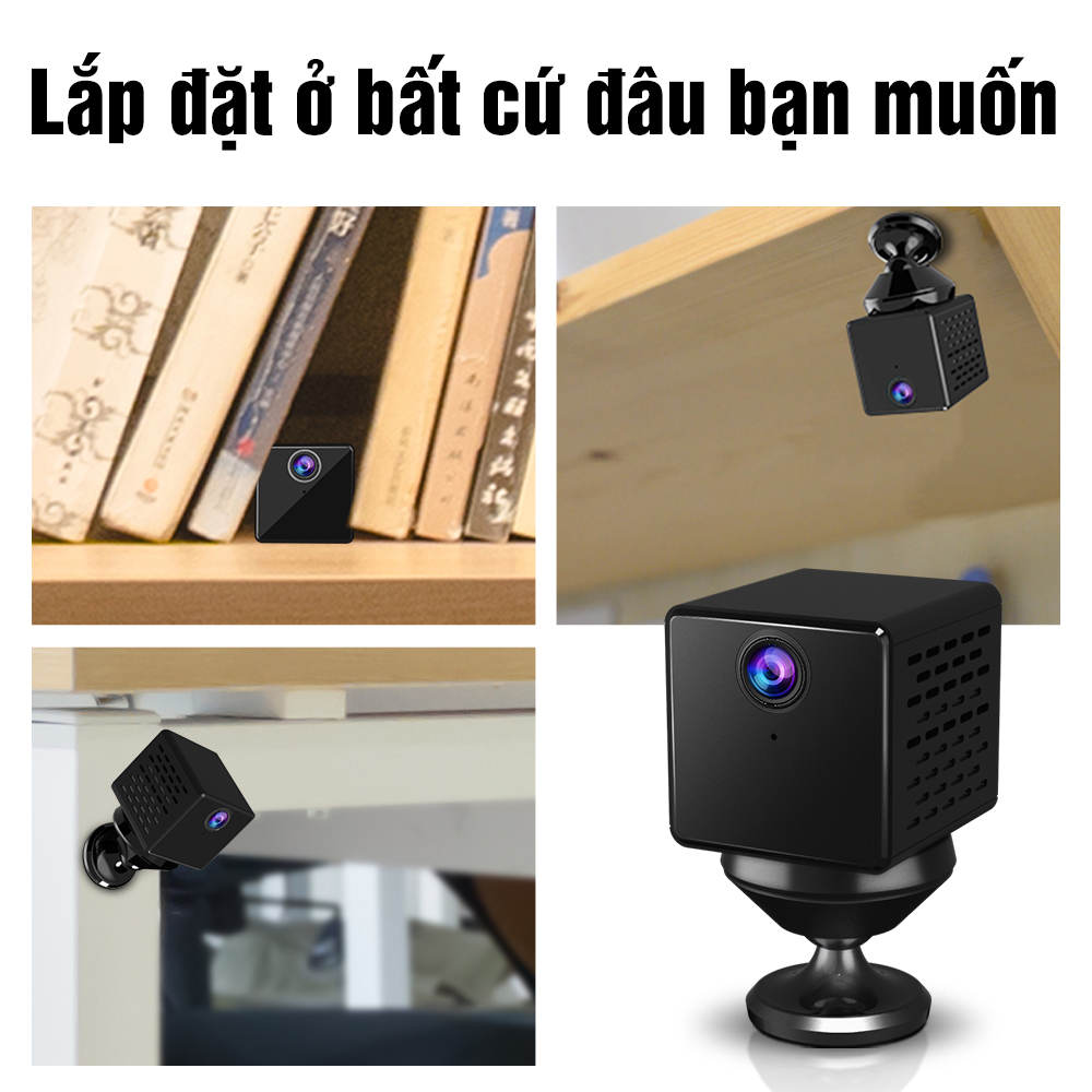 Camera Mini IP Vstarcam C90S 2 Trong 1 Camera Giám Sát Chống Trộm Và Camera Hành Trình Ô Tô 2.0M Full HD 1080P WiFi Siêu Nhỏ Gọn, Hồng Ngoại Ẩn Ban Đêm, Xem Trực Tiếp Từ Xa Bằng Điện Thoại, PC, iPad - Hàng Chính Hãng