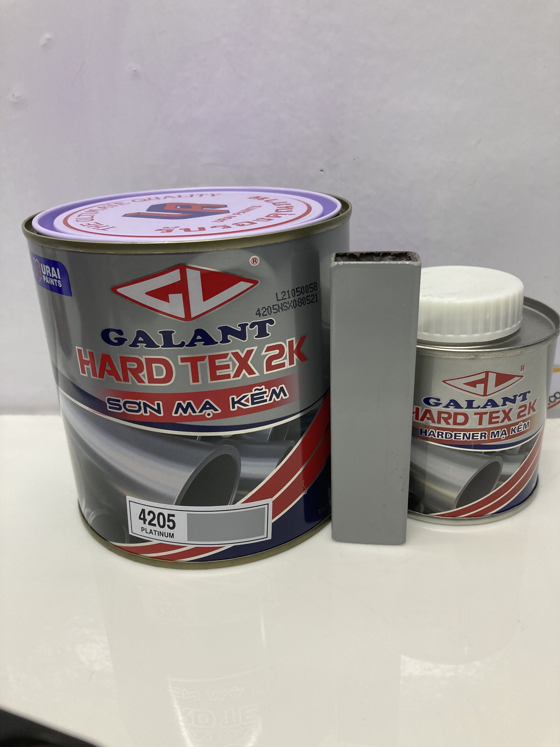 Sơn sắt mạ kẽm không cần lót Hard Tex 2K màu 4205 1L