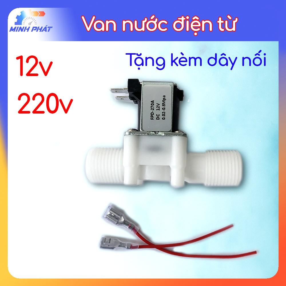 Van điện từ van nước điện từ 12V 220v Cao Cấp